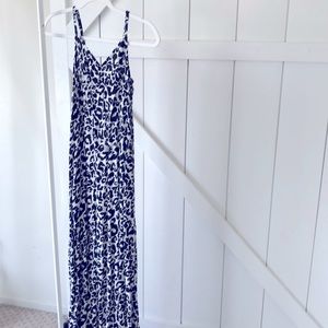 H&M animal print maxi dress